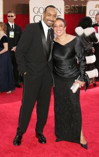 Jesse L. Martin and S. Epatha Merkerson at the 63rd Annual Golden Globe Awards.