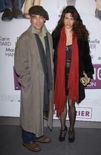 Jean-Marc Barr and Maria Jurado at the Paris premiere of "Le Code a Change."