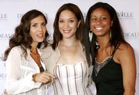 Paola Mendoza, Judy Marte and Anny Mariano at the premiere of "On The Outs" during the 31st Deauville Festival Of American Film.