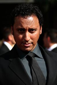 Aasif Mandvi at the 59th Annual Primetime Emmy Awards.