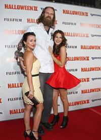 Danielle Harris, Tyler Mane and Scout Taylor-Compton at the premiere of "Halloween II."