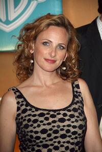 Marlee Matlin and guest arrive at the In Style Magazine and Warner Bros. Studios Golden Globe After Party.