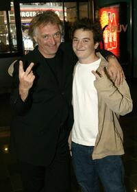 Rik Mayall and Guest at the UK premiere of "Around The World In 80 Days."