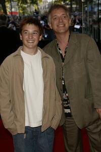 Sydney Mayall and Rik Mayall at the premiere of "Terminator 3: Rise of the Machines."
