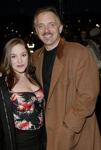 Rik Mayall and Guest at the premiere of "Black Hawk."