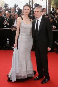 Alessandra Martines and Claude Lelouch at the premiere of "The Da Vinci Code" during the 59th International Cannes Film Festival.
