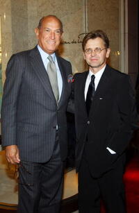 Mikhail Baryshnikov and Oscar de la Renta at the newly opened Oscar de la Renta Boutique.