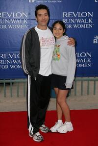 Benito Martinez and Victoria at the 15th Annual EIF Revlon Run/Walk For Women.