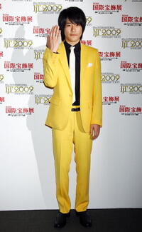 Kenichi Matsuyama at the 20th Japan Best Jewellery Wearer Awards.