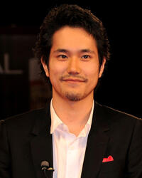 Kenichi Matsuyama at the premiere of "Norwegian Wood" during the 67th Venice Film Festival.