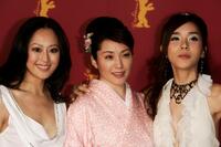 Teresa Cheung, Keiko Matsuzaka and Harisu at the photocall of "Tao Se" during the 55th Annual Berlinale International Film Festival.
