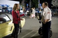 Jayma Mays as Amy and Kevin James as Paul Blart in "Paul Blart: Mall Cop."