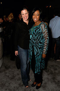Jacqueline Mazarella and Tichina Arnold at the Davante Rodeo Store Opening & Preview of Roberto Cavalli Eyewear in California.