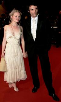 Melanie Thierry and Vincent Martinez at the screening of "Election" during the 58th International Cannes Film Festival.