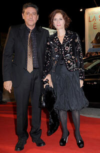President of the Jury Sergio Castellitto and Margaret Mazzantini at the premiere of "Burke & Hare" during the 5th International Rome Film Festival.