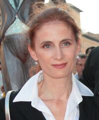 Margaret Mazzantini at the premiere of "O Professore" during the RomaFictionFest.