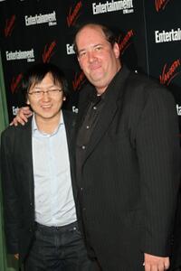 Masi Oka and Brian Baumgartner at the Entertainment Weekly and Vavoom Annual Upfront party.
