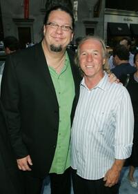 Penn Jillette and Jackie Martling at the premiere of "The Aristocrats."
