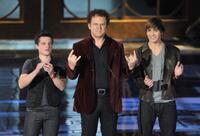 Josh Hutcherson, John C. Reilly and Chris Massoglia at the Spike TV's Scream 2009.