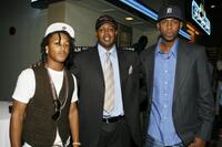 Romeo, Master P and Silkk Da Shoka at the Los Angeles premiere of "Desert Bayou."