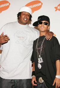 Master P and son Romeo at the 19th Annual Kid's Choice Awards.