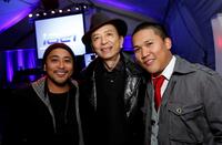 Dion Basco, James Hong and Dante Basco at the ImaginAsian Center opening.