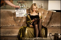 Rachel McAdams on the set of "Passion."