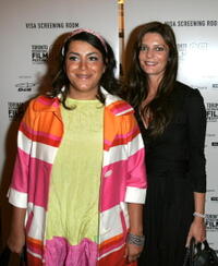 Marjane Satrapi and Chiara Mastroianni at the Toronto International Film Festival 2007.