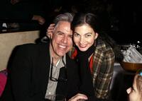 Jeff McCarthy and Spencer Kayden at the after party for the closing of "Urinetown."
