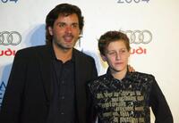 Director Christophe Barratier and Jean-Baptiste Maunier at the after party of the premiere of "The Chorus."