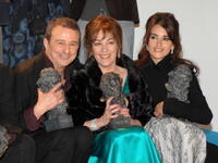 Carmen Maura, Juan Diego and Penelope Cruz at the Goya Cinema Awards ceremony.