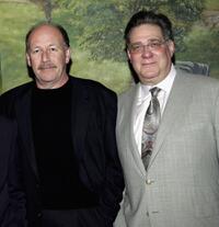 Julian Gamble and Richard Masur at the after party of the opening night of "Democracy."