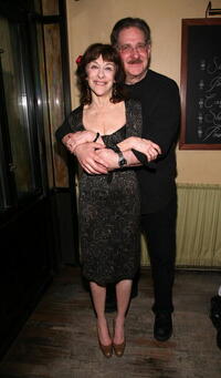 Richard Masur and Laura Esterman at the New Group opening of "Two Thousand Years".