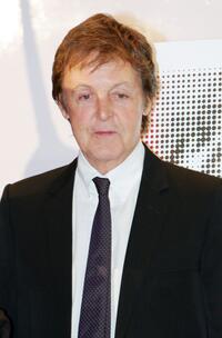 Paul McCartney at the "Beatles Love By Cirque Du Soleil" First Anniversary Celebration.