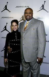 Julissa Marquez and Chi McBride at the "Comedy Court" comedy show.