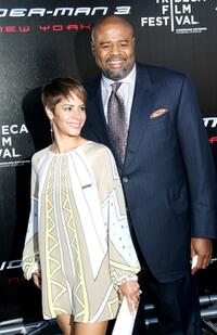 Chi McBride and Guest at the premiere of "Spider-Man 3" during the 2007 Tribeca Film Festival.