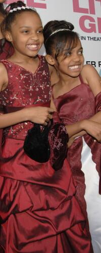 Lauryn McClain and China Anne McClain at the premiere of "Daddy's Little Girls."