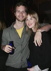 Alyssa McClelland and Mark Moffitt at the 2006 season launch of "Sydney Theatre Company."