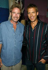 James McCaffrey and Daniel Travis at the after party of the premiere of "Open Water."
