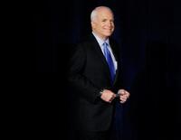 John McCain at the UNLV in Las Vegas.