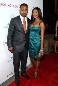 Columbus Short and Tanee McCall at the premiere of "Cadillac Records."