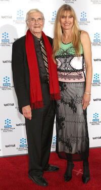 Martin Landau and Gretchen Becker at the California premiere of "A Star Is Born."