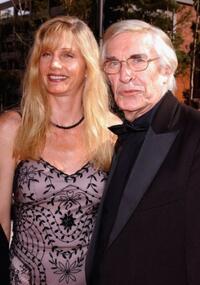 Martin Landau and Gretchen Becker at the 2004 Primetime Creative Arts Emmy Awards.