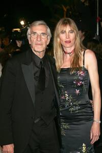 Martin Landau and Gretchen Becker at the Vanity Fair Oscar Party.