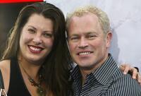 Neal McDonough and his wife Ruve Robertson at the world premiere of "I, Robot".