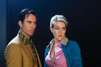 Eric McCormack as Ted Lewis and Jenni Baird as Tammy in "Alien Trespass."