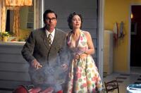 Eric McCormack as Ted Lewis and Jody Thompson as Lana in "Alien Trespass."