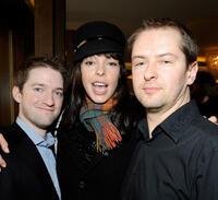 Composer Stephen Barton, Pollyanna McIntosh and director/writer Stuart Hazeldine at the UK Film Council US Post Oscars Brunch in California.
