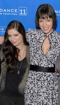 Carlee Baker and Pollyanna McIntosh at the premiere of "The Woman" during the 2011 Sundance Film Festival.