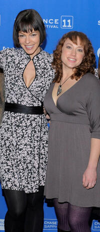 Pollyanna McIntosh and Lauren Petre at the premiere of "The Woman" during the 2011 Sundance Film Festival.
